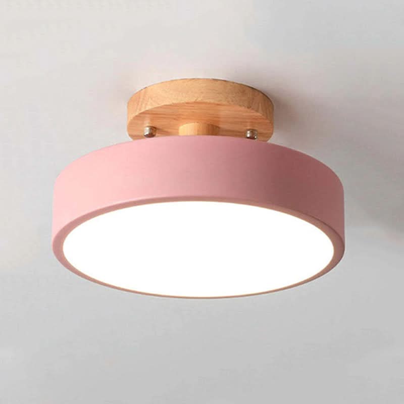 BowLift | Modern Wood LED Ceiling Light with Dimmable Function