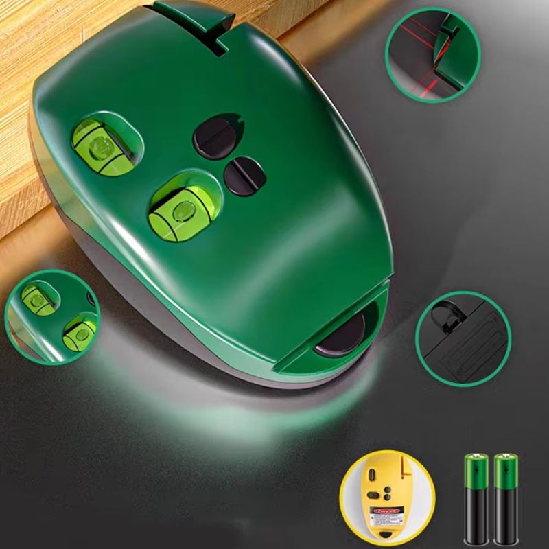 Line Laser Level – Portable Leveling Device with 90° Projection Bowlift