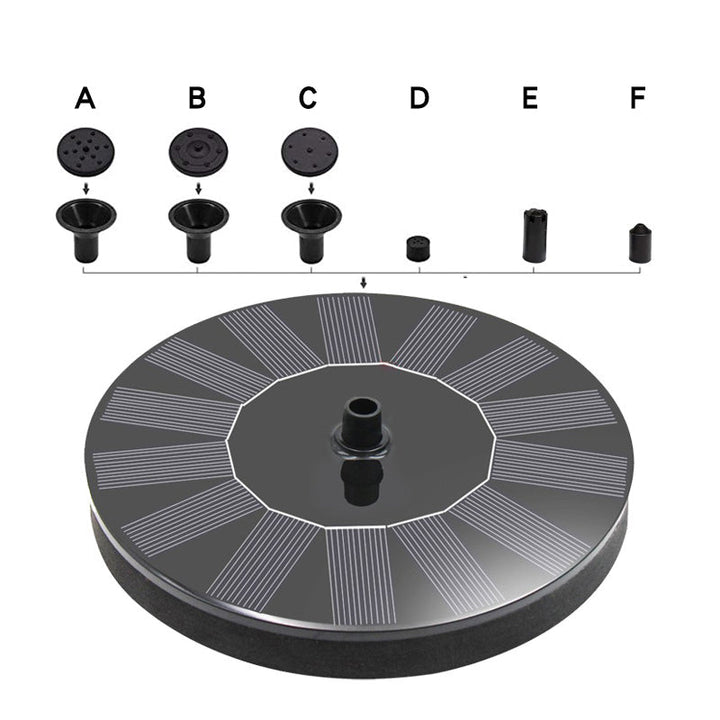 BowLift | Solar Powered Bird Fountain With Lights