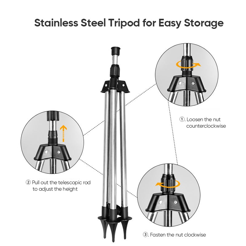Rotating Tripod Sprinkler | Bowlift