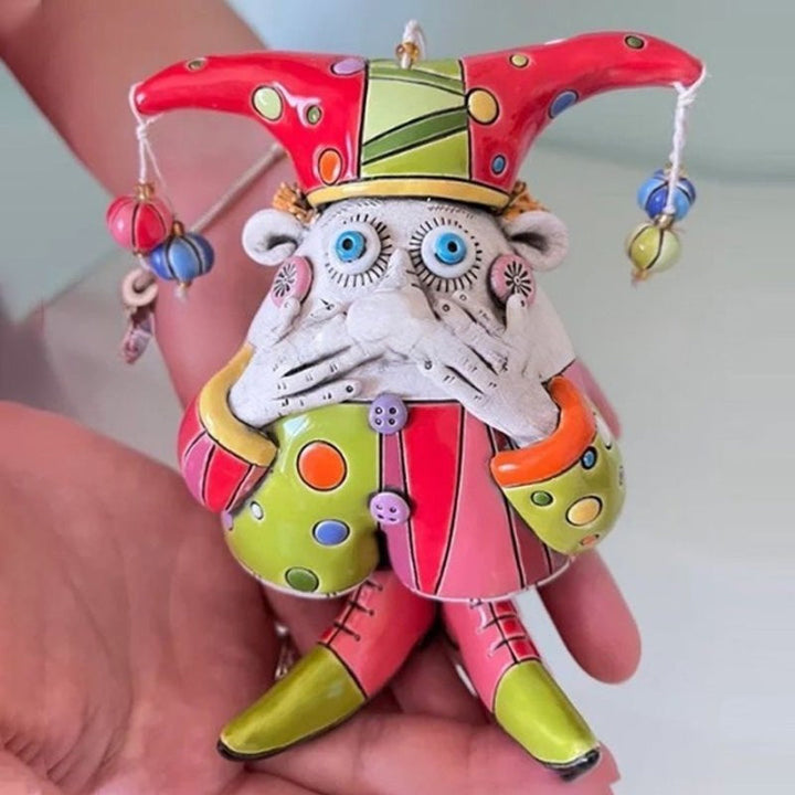 BowLift | Resin Wind Chime Clown Decoration