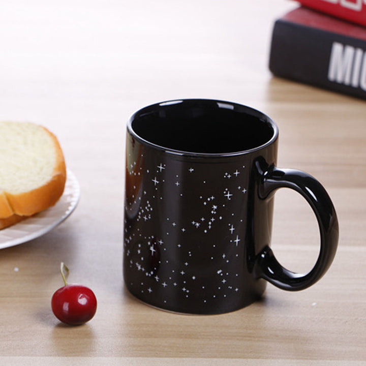 Heat-sensitive temperature-change Starry Mug | Bowlift