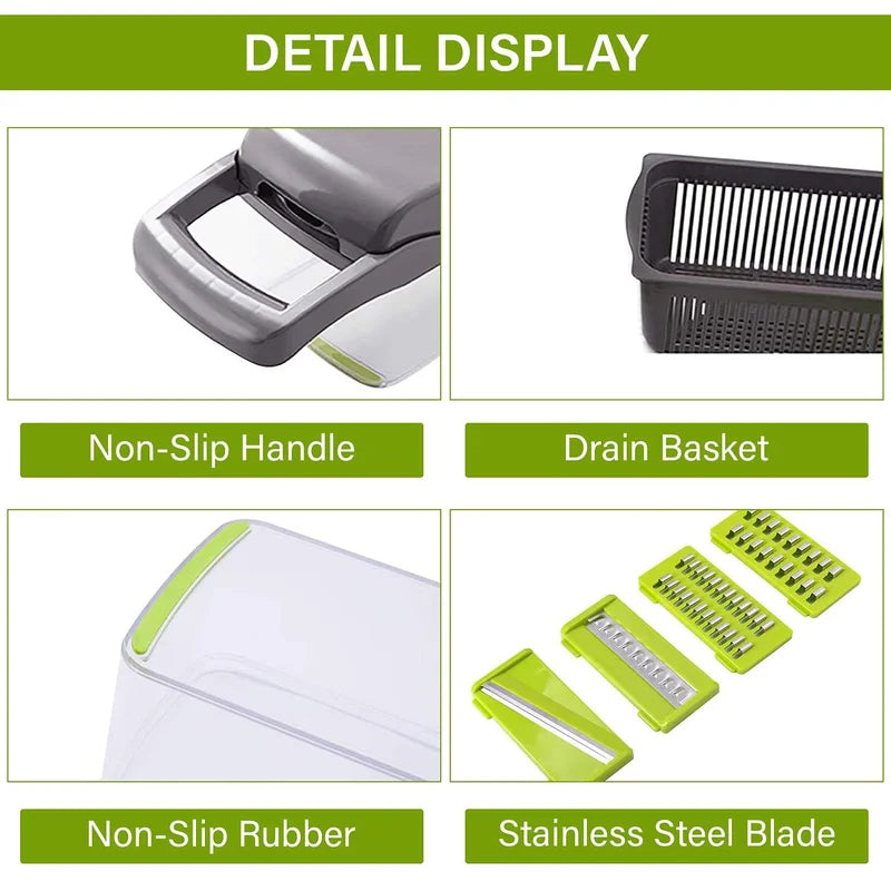 BowLift | 12 In 1 Manual Vegetable Chopper