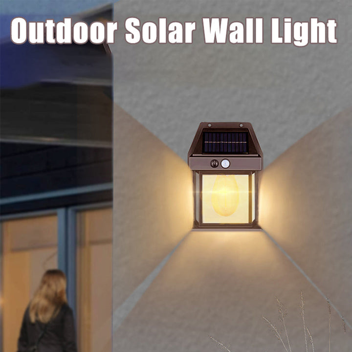 BowLift | Solar Wolfram Wall Light