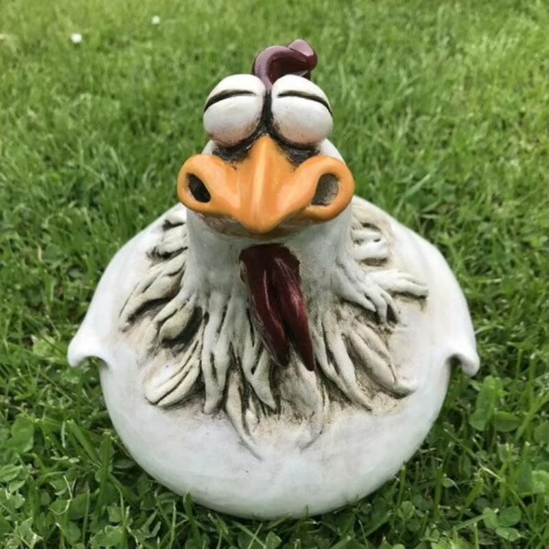 BowLift | Big Eye Hen Resin Handicraft
