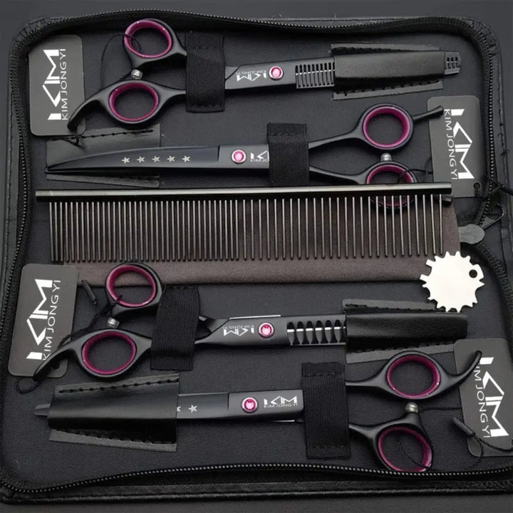 BowLift | TrimPro Pet Grooming Set – Complete Scissors Set for Precise Coat Care