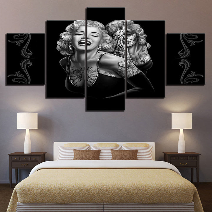 Marilyn Monroe - Canvas Wall Art Painting | Bowlift