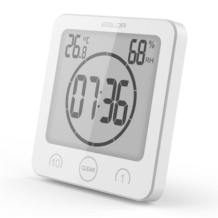 Waterproof Shower Clock - Always on time, even in the bathroom! | Bowlift