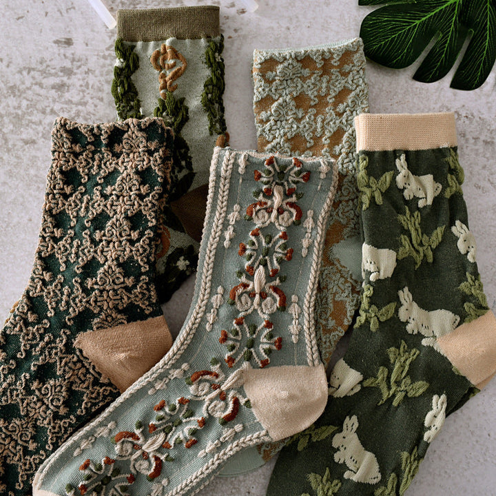BowLift | Women's Floral Cotton Socks
