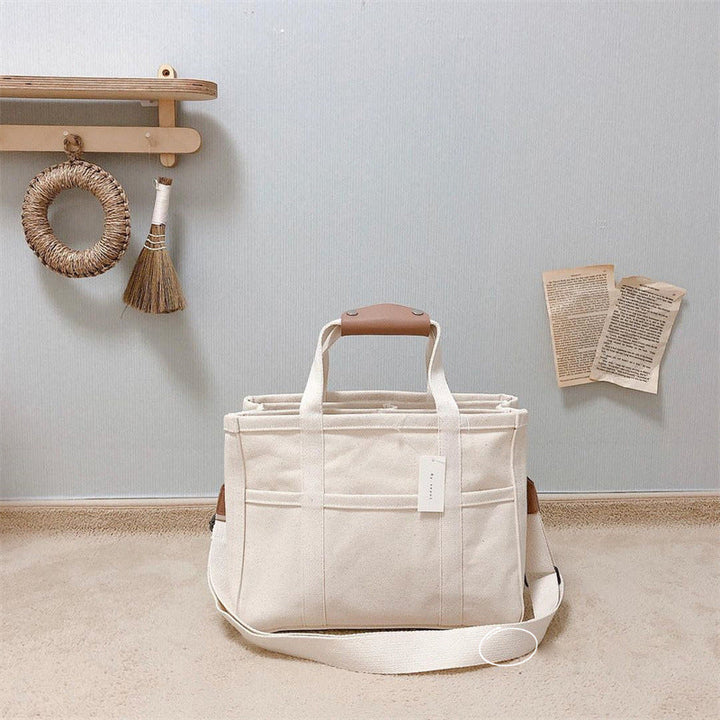 BowLift | Solid Color Canvas Shopper Bag