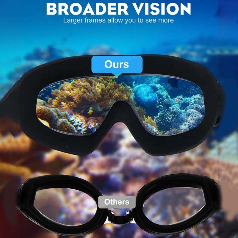 BowLift | Wide View Anti-Fog Swim Goggles