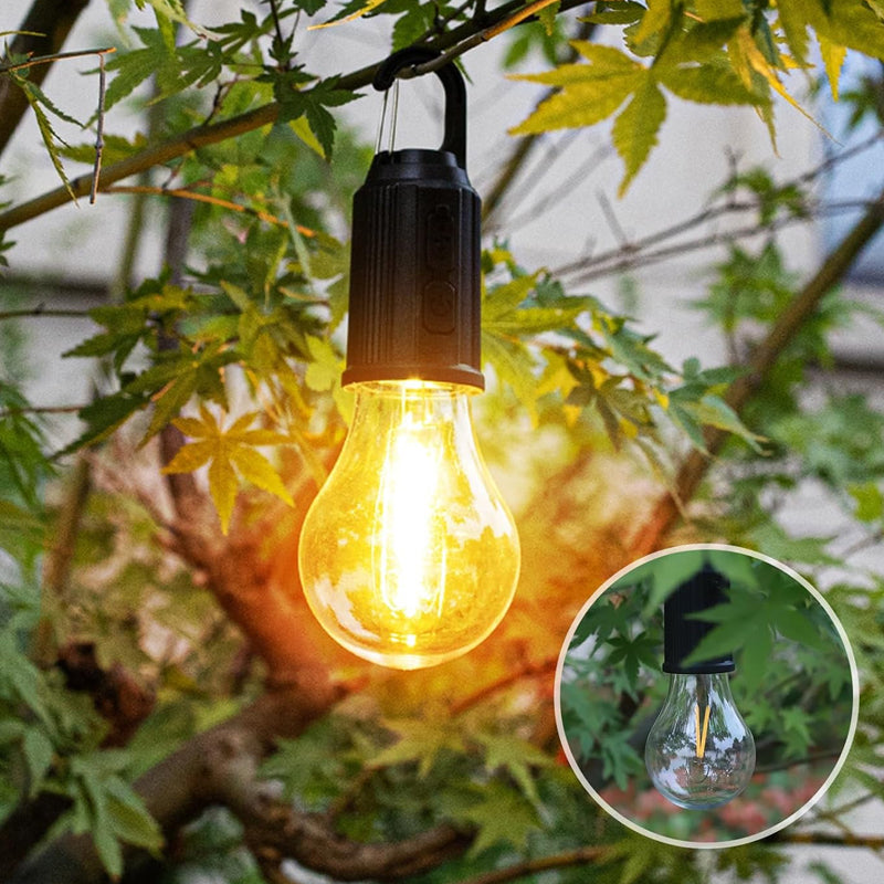 BowLift | New Outdoor Camping Hanging Type-C Charging Retro Bulb Light