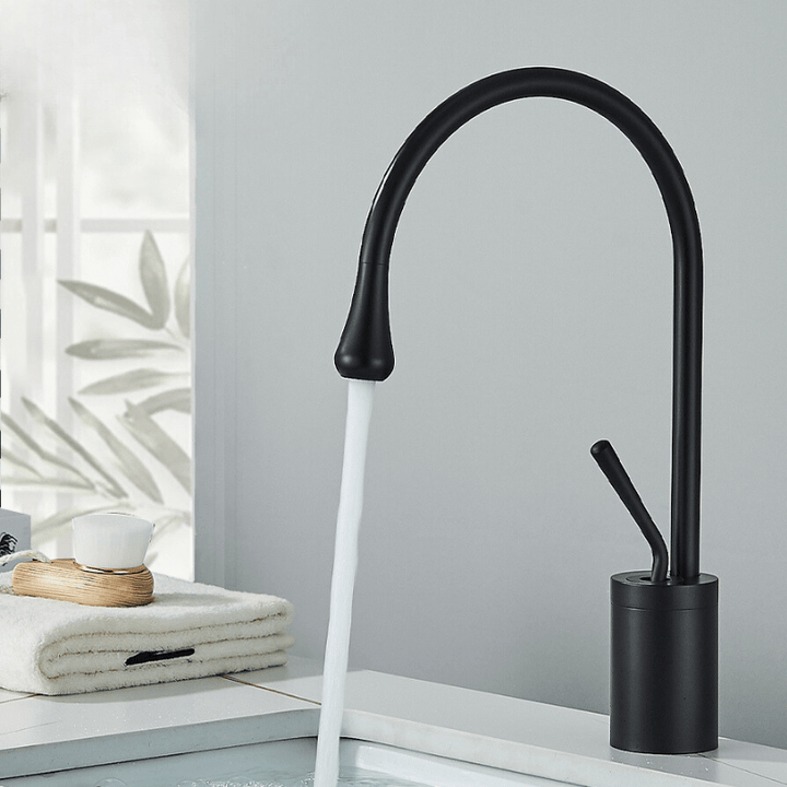 BowLift | Brushed Gold Bathroom Faucet – RegalStream