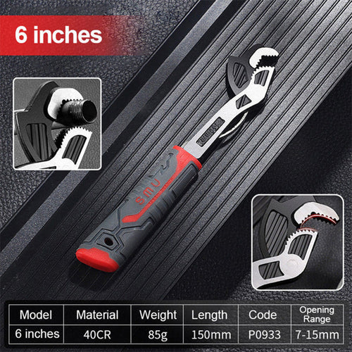 BowLift | Industrial Quality Multifunctional Self-Locking Pipe Wrench Tool