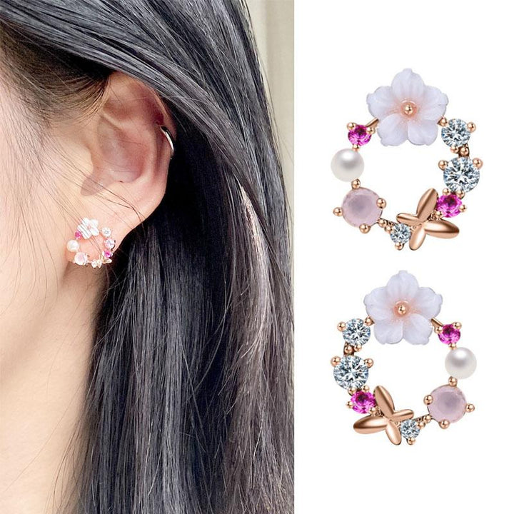 BowLift | Flower Pearl Earrings