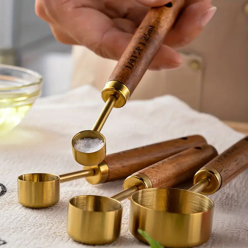 BowLift | Golden Measuring Spoon Set