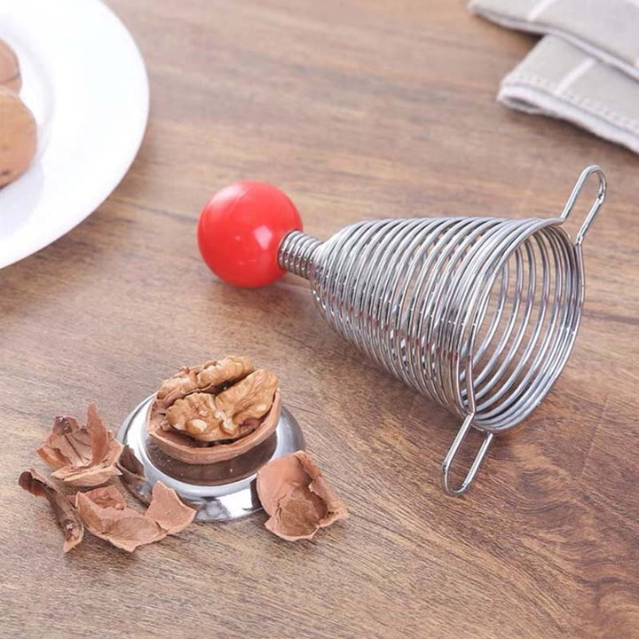 BowLift | Stainless Steel Spring Walnut Opener