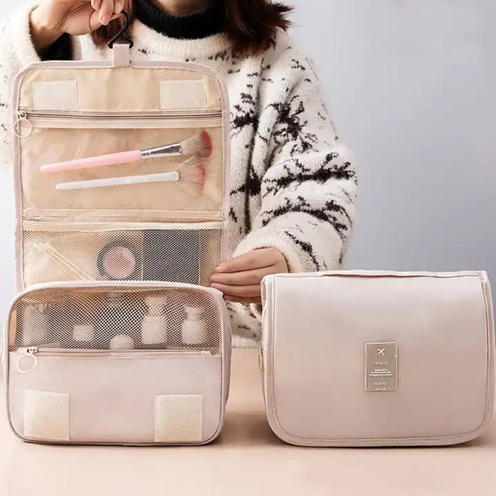 Hanging Water-Resistant Toiletry Bag for Travel Organization