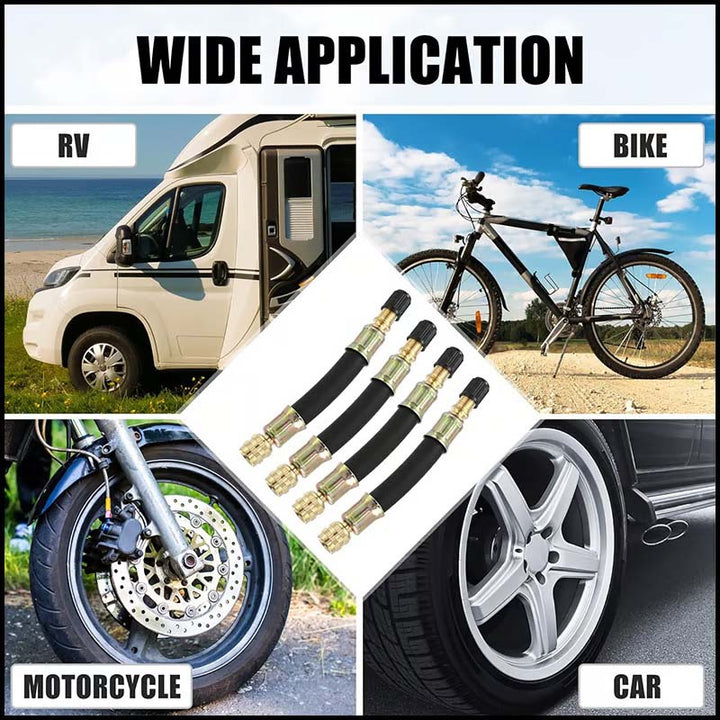BowLift | Universal flexible tire valve extensions