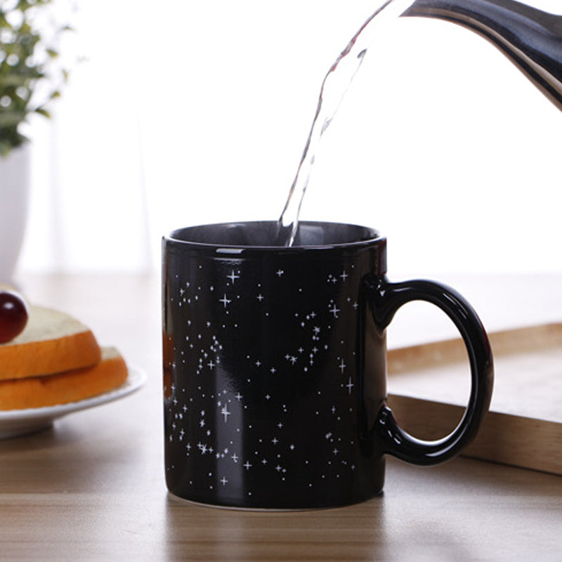 Heat-sensitive temperature-change Starry Mug | Bowlift