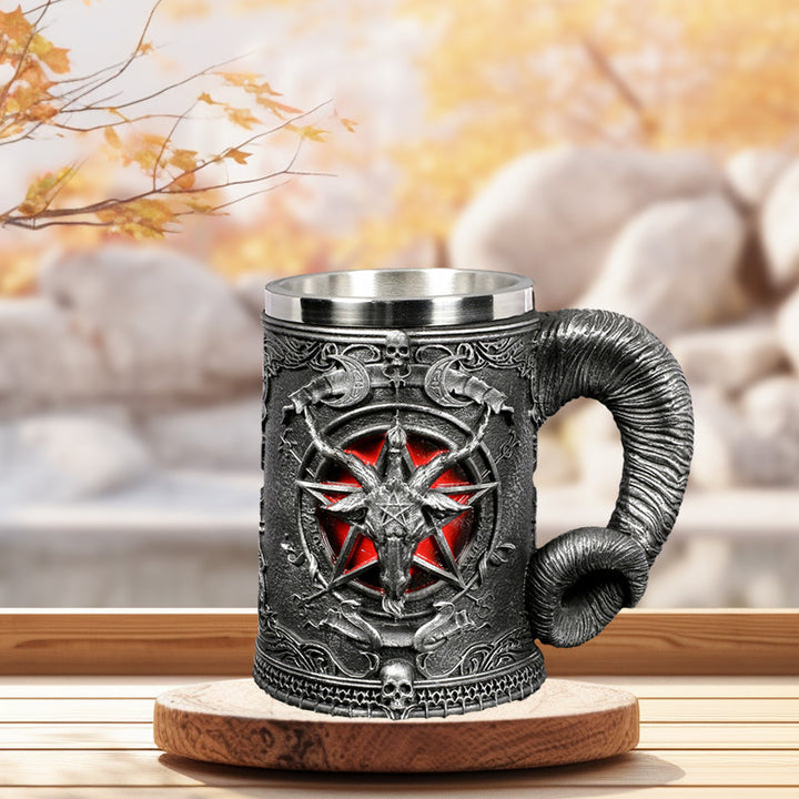 Creative Stainless Steel Medieval Mug Tankard for Beer Coffee | Bowlift