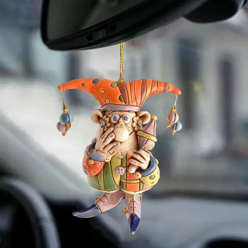 BowLift | Resin Wind Chime Clown Decoration