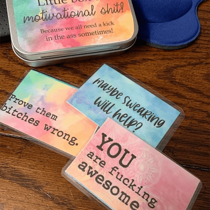 BowLift | Funny Motivation Card Gift (Set of 20 pieces)