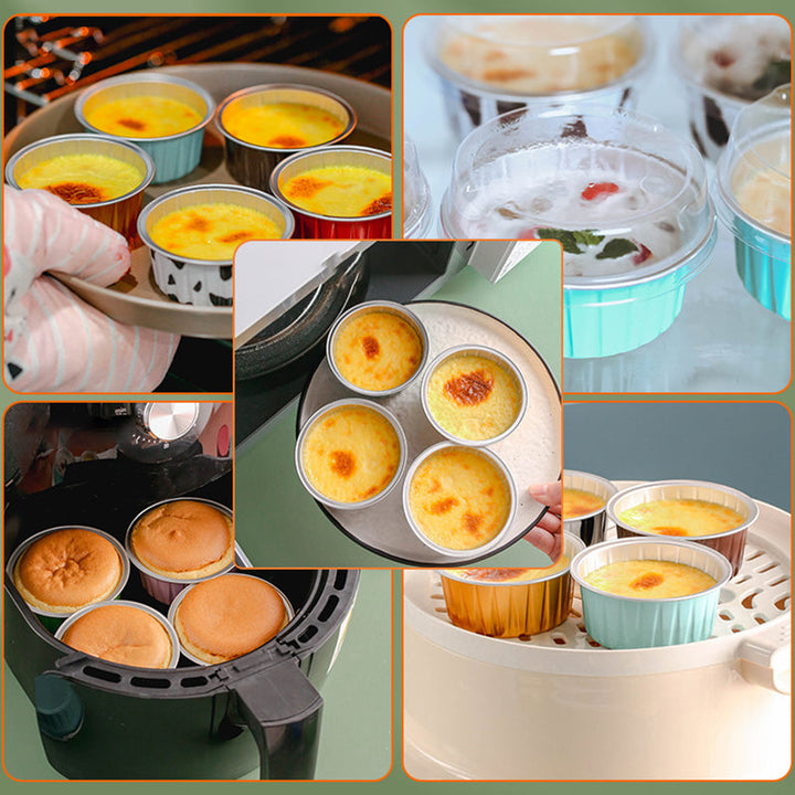 Reusable Round Aluminum Foil Tin Cups | Bowlift