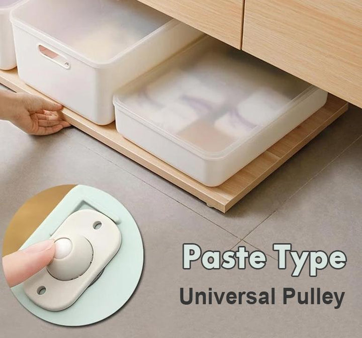 BowLift | Paste Type Pulley Universal Wheel (4 pieces)