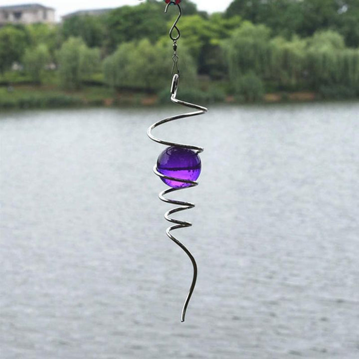 Spiral Crystal Ball Pendant | Bowlift