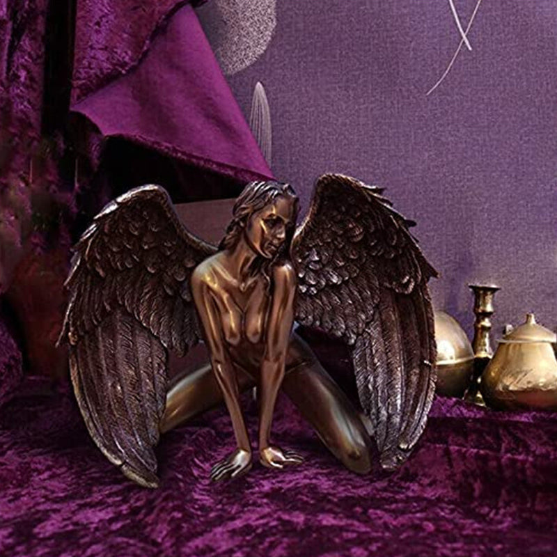 BowLift | Art Angel Female Woman Wings Kneeling Cloak Hat