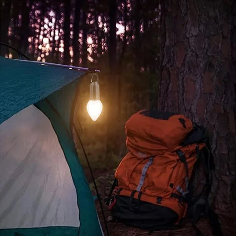 BowLift | New Outdoor Camping Hanging Type-C Charging Retro Bulb Light