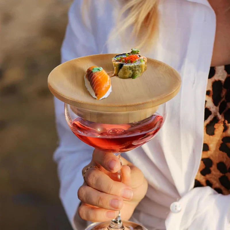 Wine glass for sausage platter | Bowlift