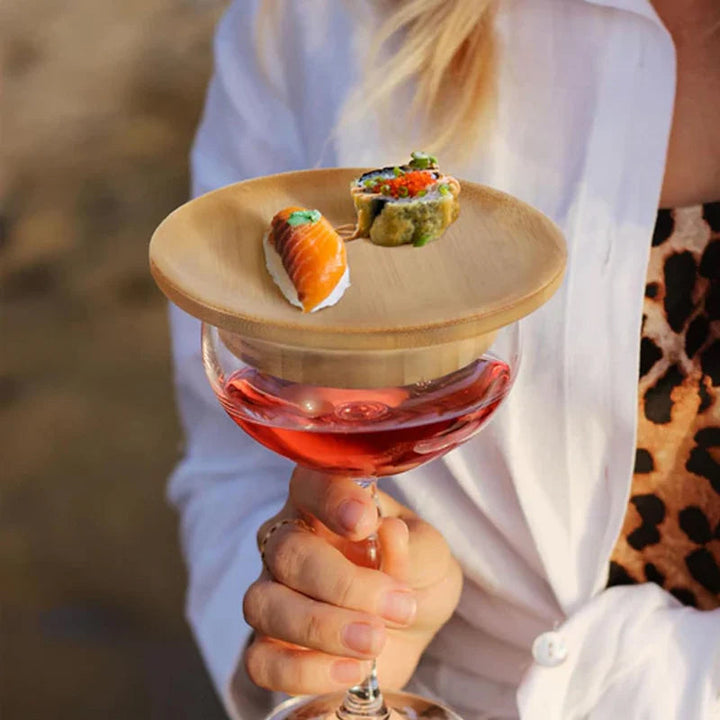 Wine glass for sausage platter | Bowlift
