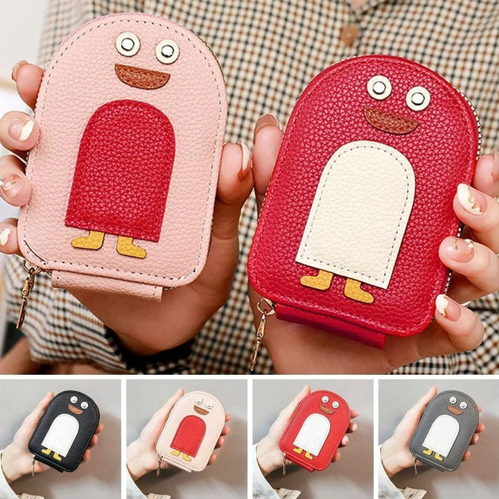 BowLift | Cute Penguins PU Credit Card Coin Purse
