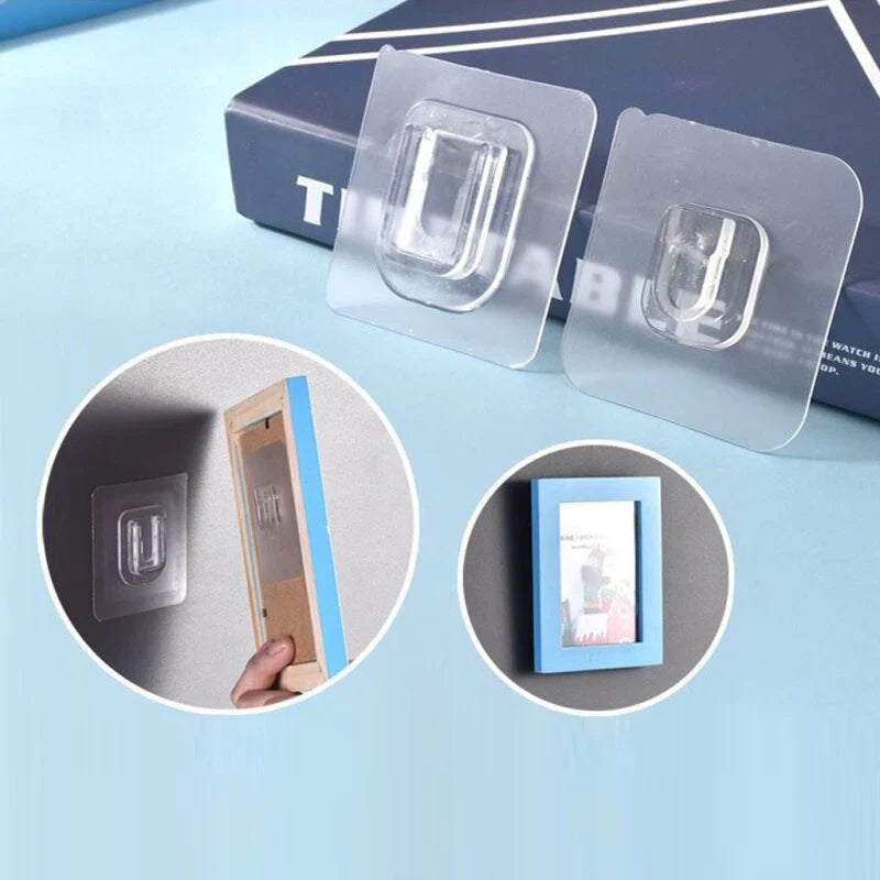 5 Pc Double-Sided Adhesive Wall Hooks Bowlift