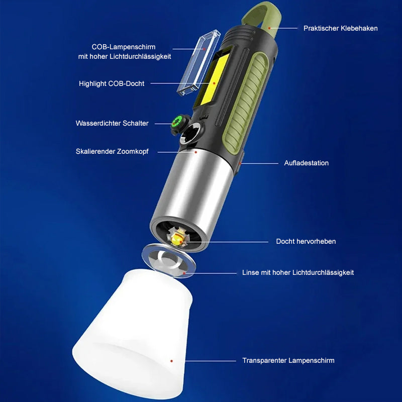 BowLift | Multifunctional outdoor flashlight for adventures