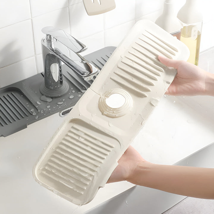 Silicone splash guard for faucet – Practical drip mat | Ideal for kitchen & bathroom | Bowlift