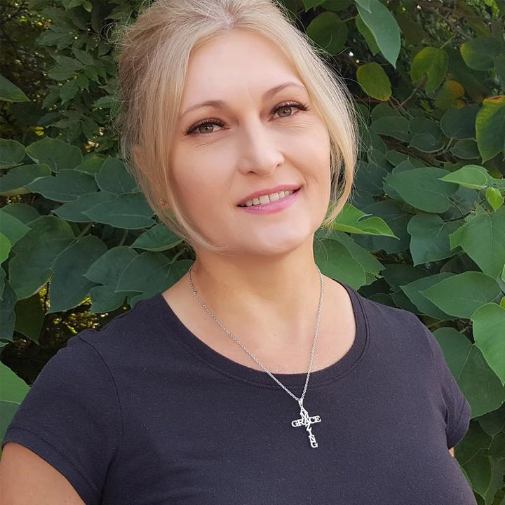BowLift | Amazing Grace Cross Necklace