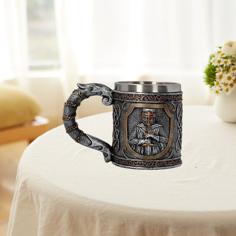 Creative Stainless Steel Medieval Mug Tankard for Beer Coffee | Bowlift
