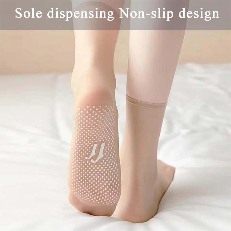 BowLift | Spring Summer Invisible Non-Slip Crystal Silk Socks