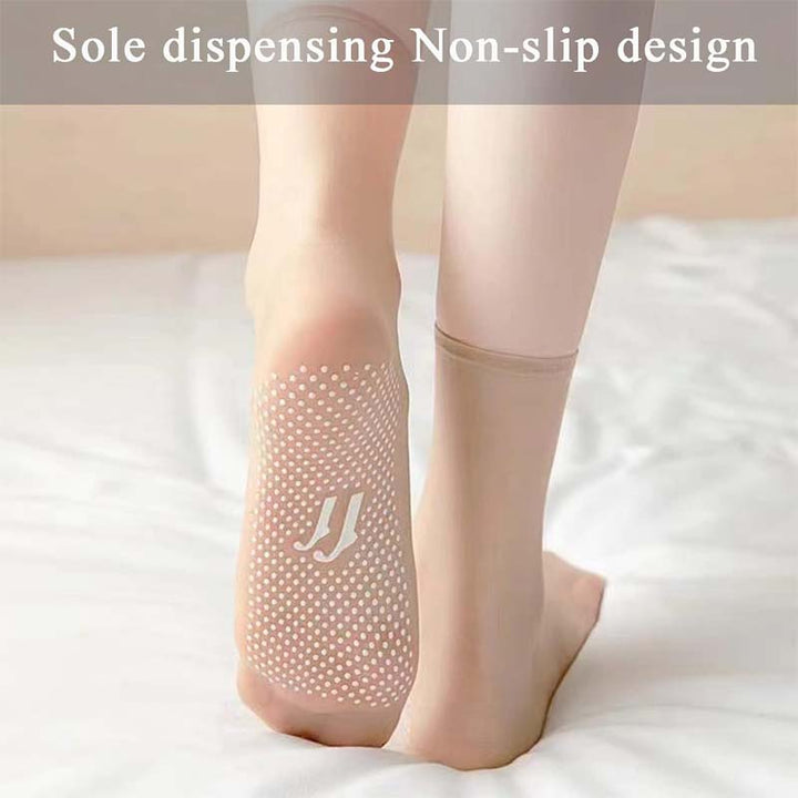BowLift | Spring Summer Invisible Non-Slip Crystal Silk Socks