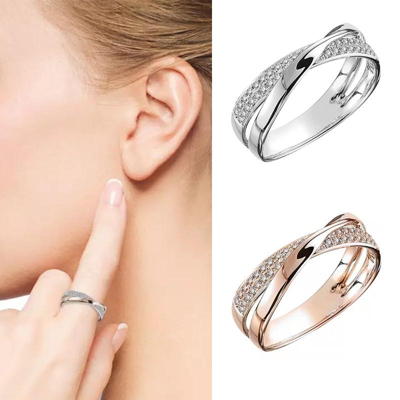 BowLift | X Shape Cross Ring for Women