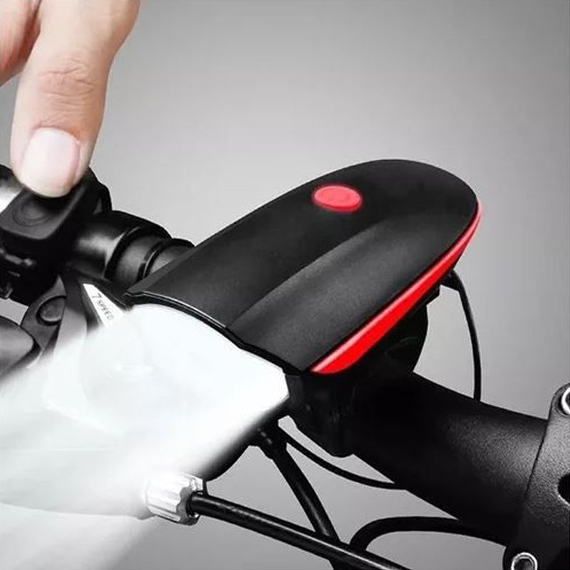 USB-rechargeable mountain bike headlight | Bowlift