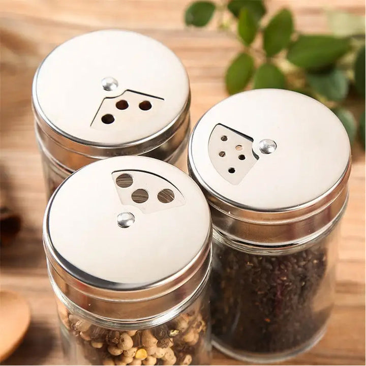 BowLift | Glass Spice Jars Set