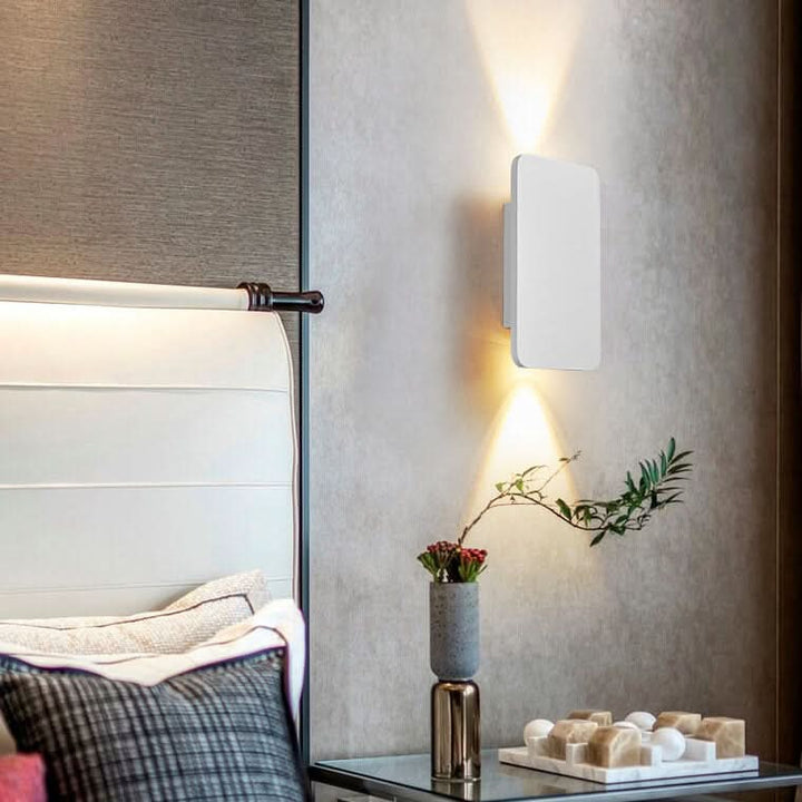 BowLift | Nordic Minimalist Aluminum Rectangular LED Wall Sconce