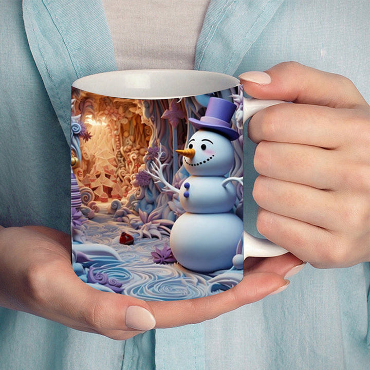 BowLift | 3D Christmas Snowman Mug