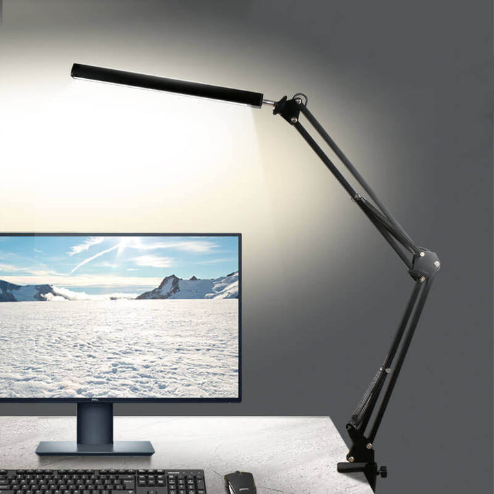 BowLift | LED Foldable Long Arm Clip Eye Protection USB Reading Table Lamp