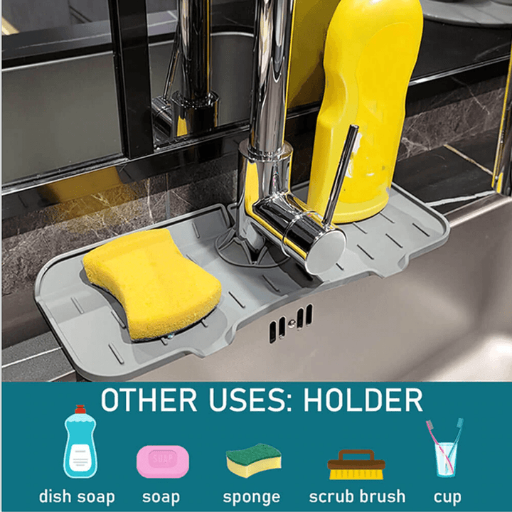 BowLift | Silicone Faucet Handle Drip Catcher Tray