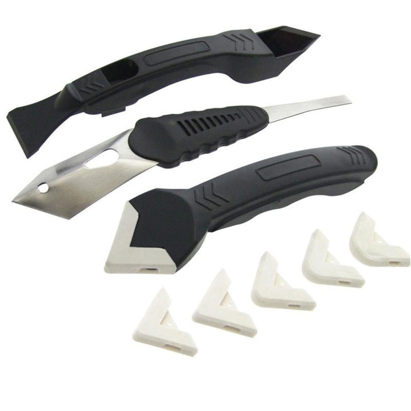 Silicone Caulking Tool Set, 3-Piece Scraper Kit